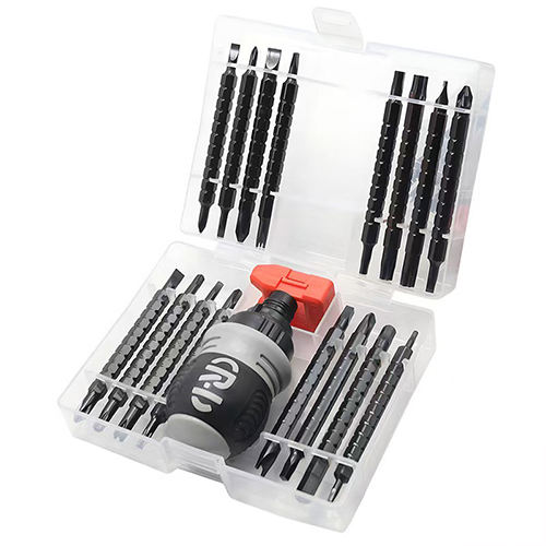 🔥🔥24 in 1 DlY Screwdriver Set Magnetic Compact and Portable Ratchet Screwdriver