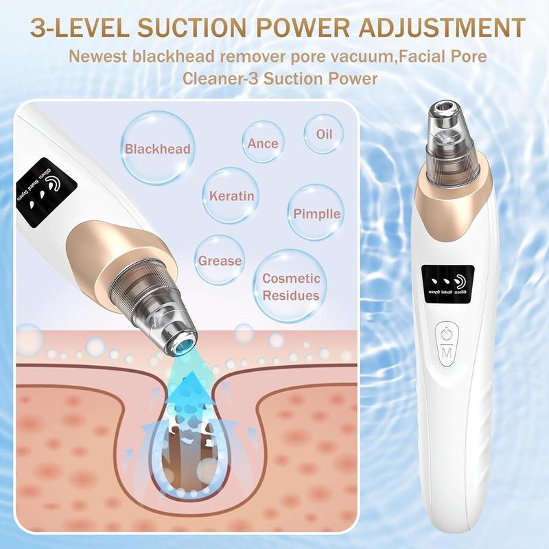 2025 Newest Blackhead Remover Pore Vacuum,USB Rechargeable Blackhead extractor