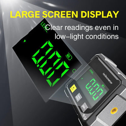 🔥🔥Limited-time offer: only$ 11.37🔥4-Side Magnetic Digital Angle Gauge with Laser