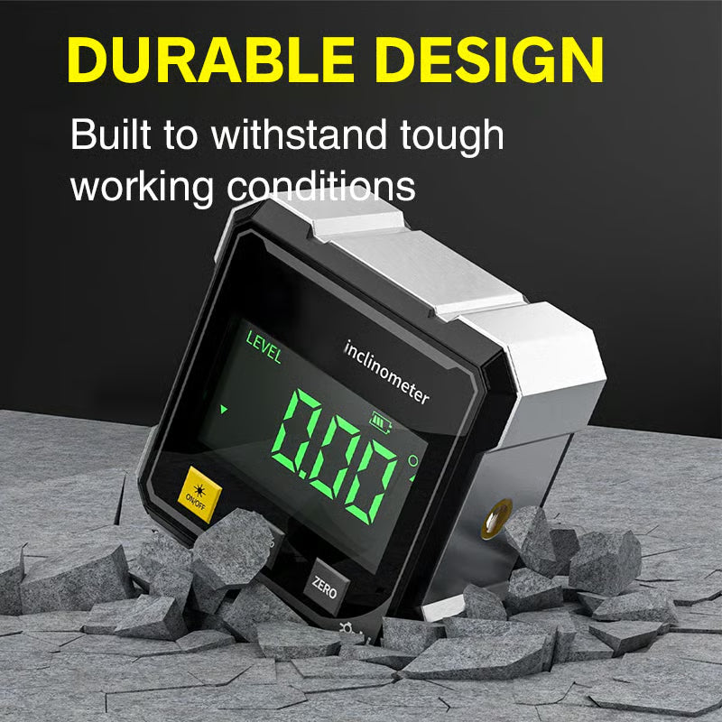 🔥🔥Limited-time offer: only$ 11.37🔥4-Side Magnetic Digital Angle Gauge with Laser