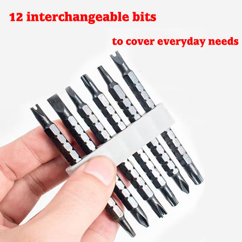 🔥🔥24 in 1 DlY Screwdriver Set Magnetic Compact and Portable Ratchet Screwdriver