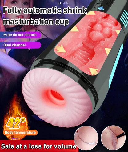 ❤️[Discreet Delivery] Fully automatic, hands-free retractable relaxation cup