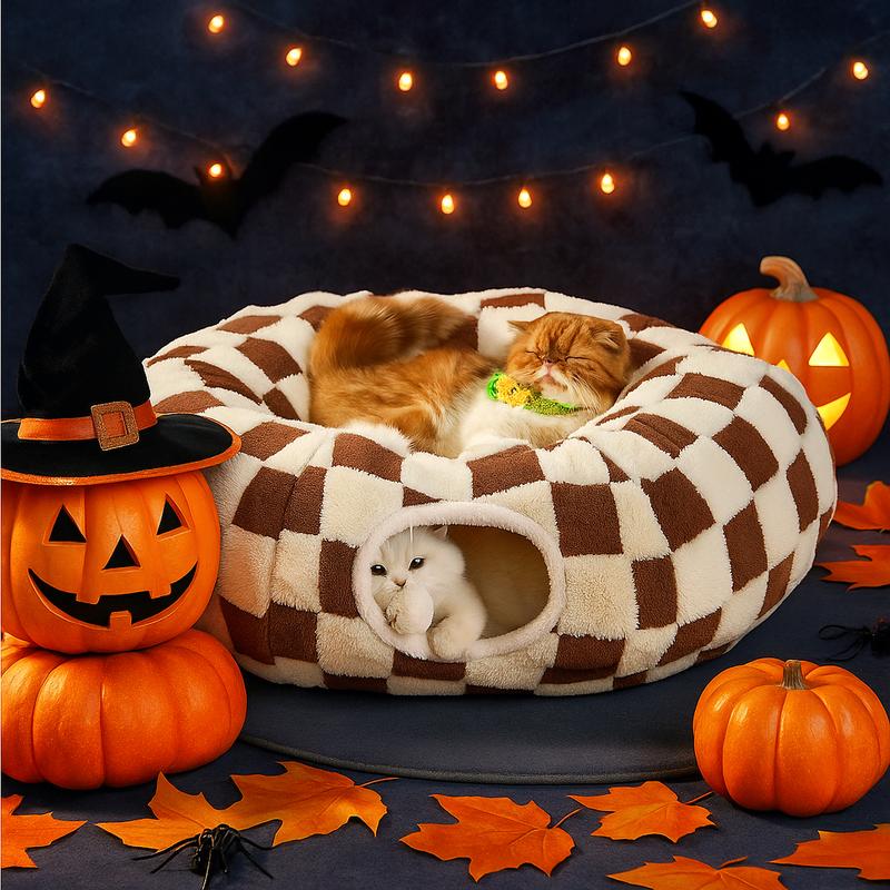 🔥 🐾Cat Tunnel Bed for Indoor Cats -(Limited time free shipping)