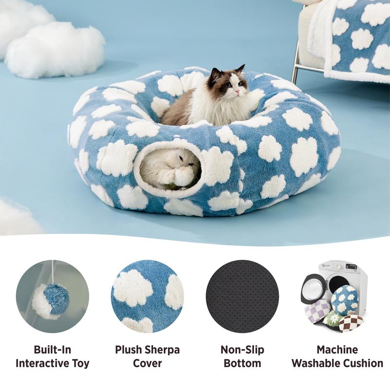 🔥 🐾Cat Tunnel Bed for Indoor Cats -(Limited time free shipping)