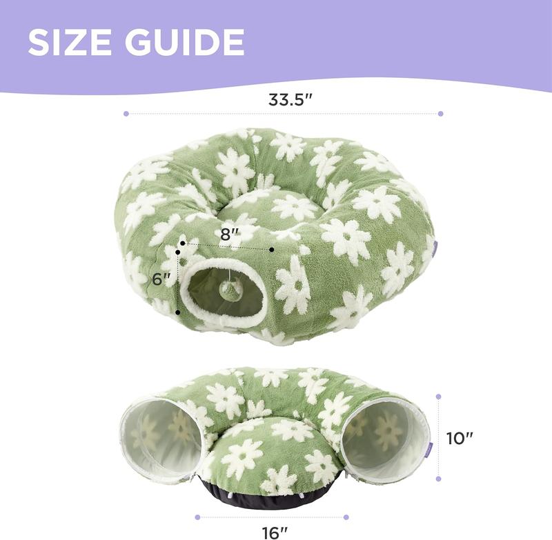 🔥 🐾Cat Tunnel Bed for Indoor Cats -(Limited time free shipping)