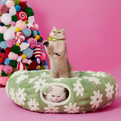 🔥 🐾Cat Tunnel Bed for Indoor Cats -(Limited time free shipping)