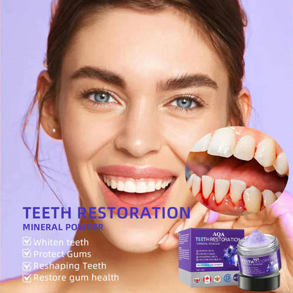 AQA™ Teeth Restoration Powder – Dentist-Approved Enamel Repair (CDA Certified) 🦷 | Flash Sale Today Only!