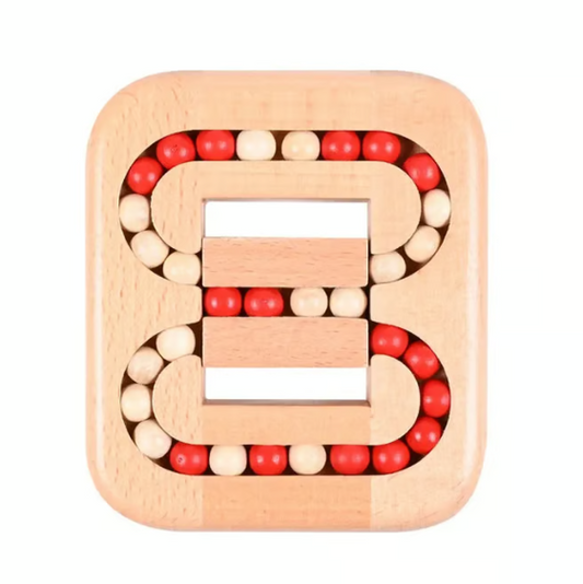 Rotating Magic Bean Fingertip Toy Wood Puzzles