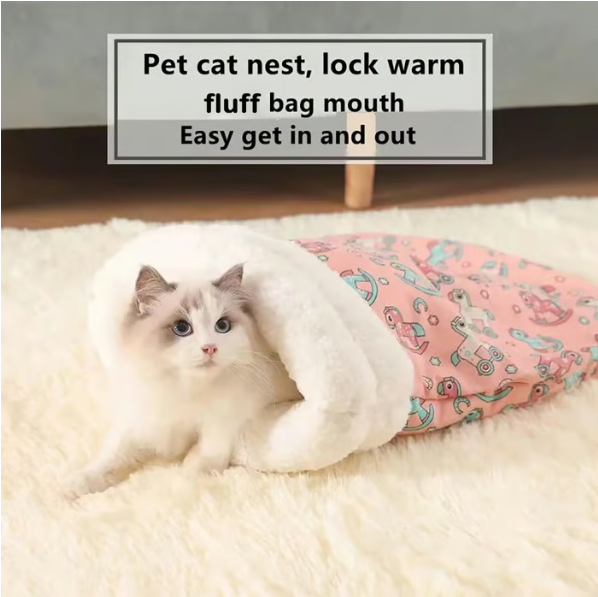 🔥 🐾Cozy Pet Nest for Cats and Dogs