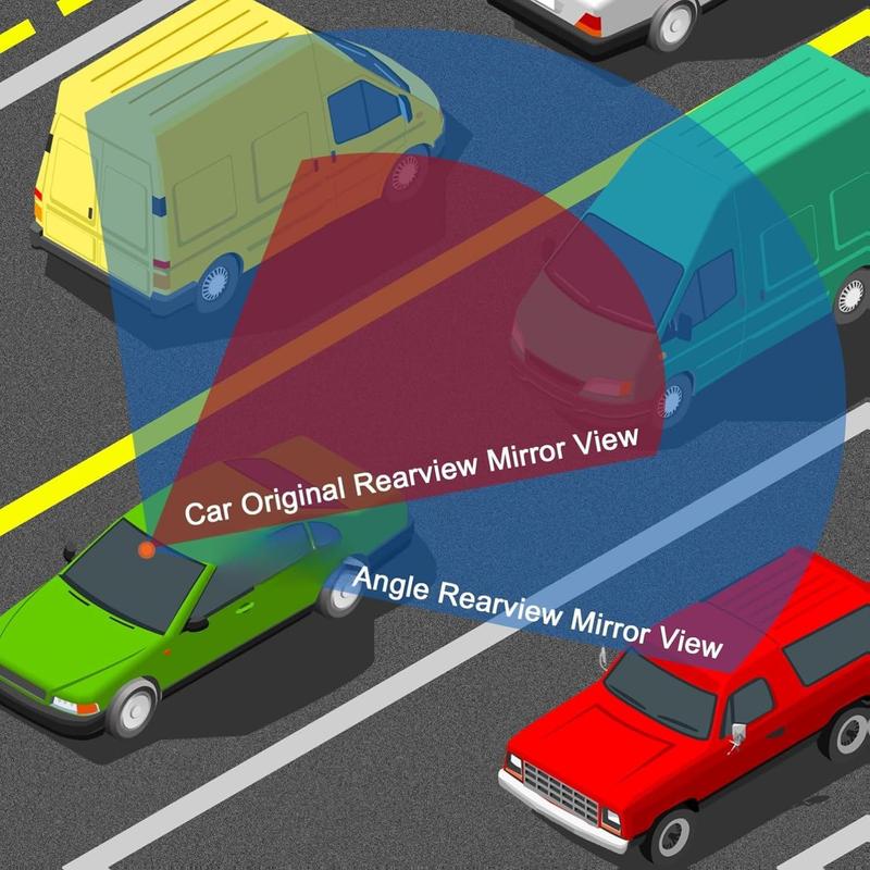 🔥Limited-time offer $ 9.99🚗nterior Clip-on Wide Angle Rear View Mirror