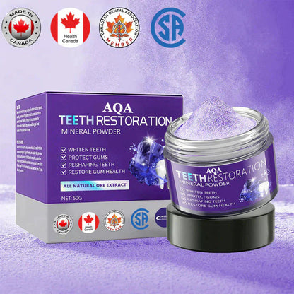 AQA™ Teeth Restoration Powder – Dentist-Approved Enamel Repair (CDA Certified) 🦷 | Flash Sale Today Only!