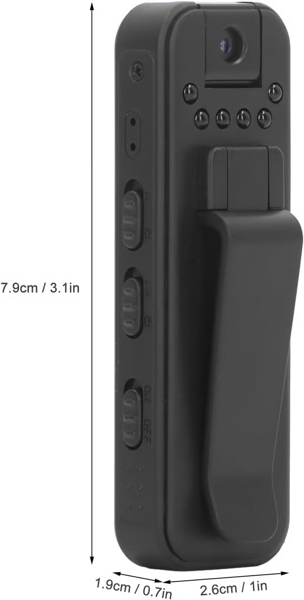 🏆Flash Sale⚡ 50K+ SOLD! Almost Gone-🔥HD 1080P Rechargeable Mini Body Camera With Night Vison&Rotating Lens📷️