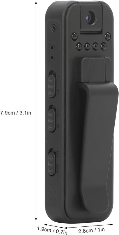 🏆Flash Sale⚡ 50K+ SOLD! Almost Gone-🔥HD 1080P Rechargeable Mini Body Camera With Night Vison&Rotating Lens📷️