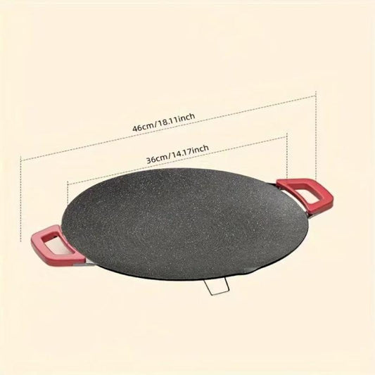 Portable Electric Korean BBQ Grill, Indoor Smokeless Grill, Non-stick Grill Pan, Adjustable Temperature Control, Nonstick Surface, Asador de Carne